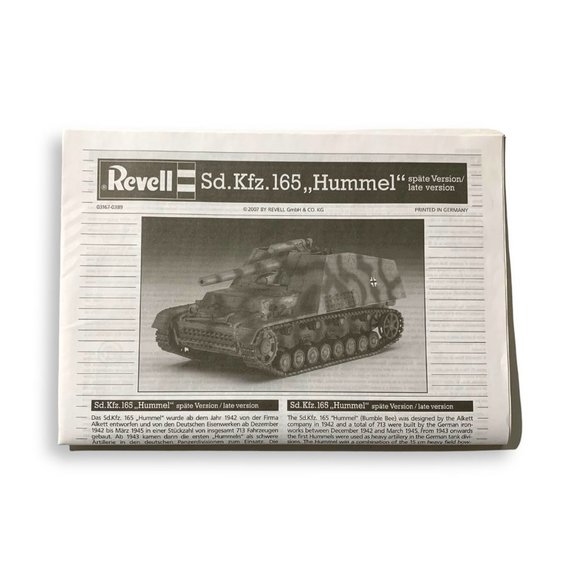 Revell German Sd.Kfz.165 "Hummel" 1:72 Plastic Model Kit - Open Box #80-3167 - Picture 9 of 14